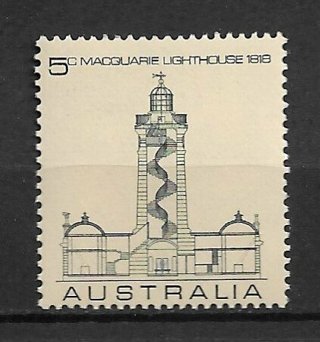 1968 Australia Sc458 Macquarie Lighthouse MNH