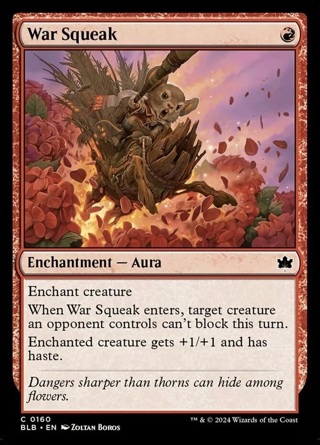 War Squeak - Foil MTG Bloomburrow NM Magic Foil