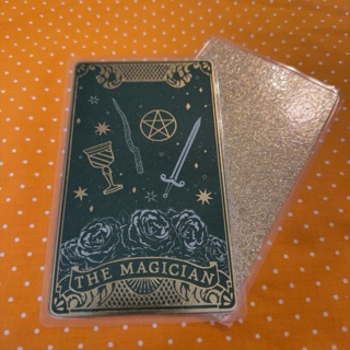 Tarot Bookmark with Glittered Back (Laminated) 