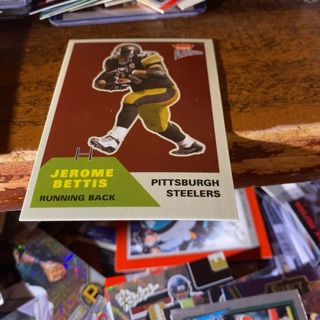 2002 fleer platinum Jerome bettis football card 