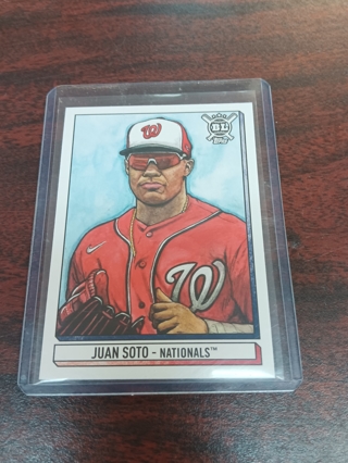 Juan Soto *Art Of the Game insert 2021 Topps Big League