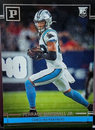 2021 CHORONICLES TERRACE MARSHALL JR ROOKIE RC # PA-31 CAROLINA PANTHERS