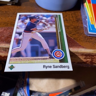 1989 upper deck Ryne sandberg baseball card 
