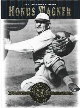 2001 UPPER DECK HONUS WAGNER COOPERSTOWN COLLECTION CARD