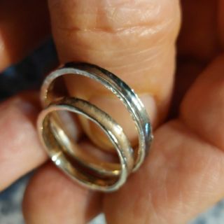 Pair sterling silver Silpada rings