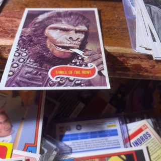 1967 planet of the apes thrill of the hunt card 