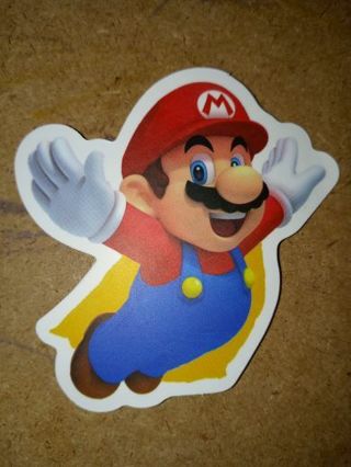 Mario Cute new vinyl sticker no refunds regular mail only Very nice these are all nice