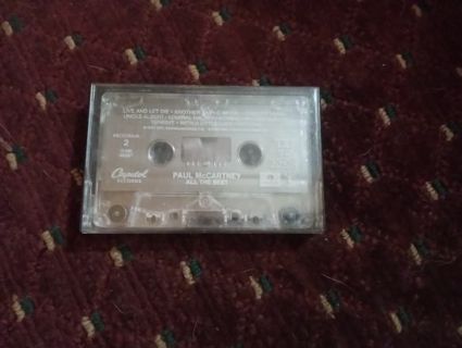 Paul McCartney cassette tape