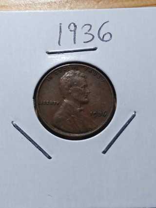 1936 Lincoln Wheat Penny! 21