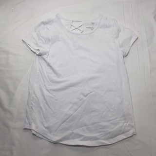 Girls Size Medium 8 White Tee By SO