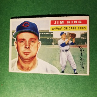 1956 - TOPPS BASEBALL - CARD NO. 74  - JIM KING - CUBS