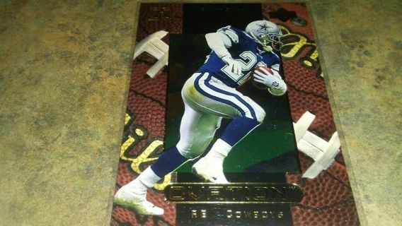 1999 UPPER DECK OVATION EMMITT SMITH DALLAS COWBOYS FOOTBALL CARD# 16 HALL OF FAMER