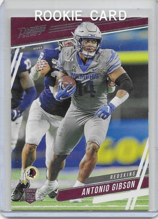 Antonio Gibson 2020 Prestige #230 Rookie Card