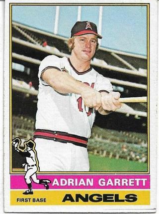 1976 TOPPS ADRIAN GARRETT CARD