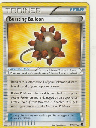 Pokemon Card: Bursting Balloon