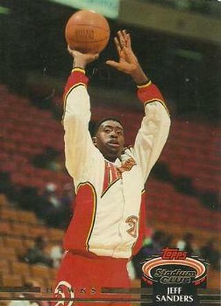 Tradingcard - 1992-93 Stadium Club #336 - Jeff Sanders - Atlanta Hawks