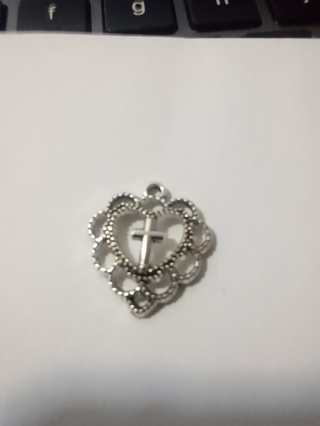 heart cross charm 