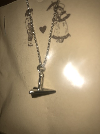 Paper Airplane Charm Necklace