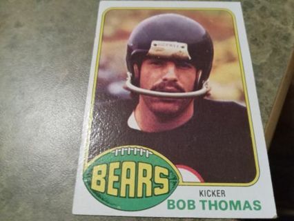 1976 TOPPS BOB THOMAS CHICAGO BEARS FOOTBALL CARD# 258