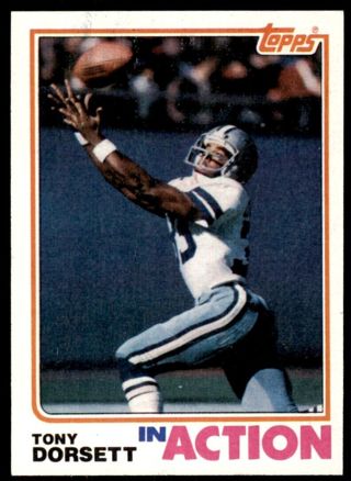  1982 Topps Tony Dorsett #312 In Action - Dallas Cowboys