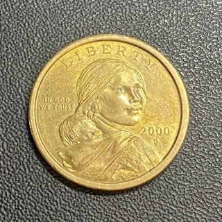 2000 D Sacagawea Golden Dollar Coin!