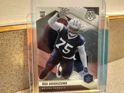 2021 MOSAIC OSA ODIGHIZUWA ROOKIE RC SILVER # 360 DALLAS COWBOYS