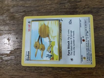 Pokemon Base Set 2 Doduo 72/130 #2