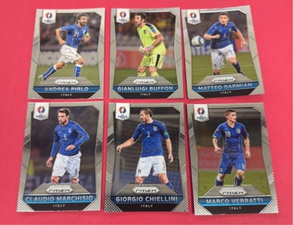 2016 Panini Prizm euro soccer lot