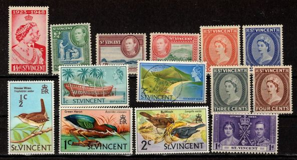 St Vincent Stamps Small Collection