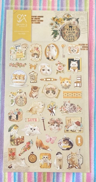 Kawaii cat stickers 