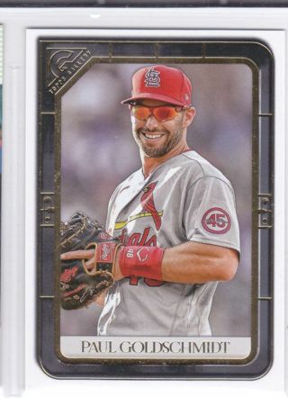 Paul Goldschmidt 2021 Topps Gallery St. Louis Cardinals