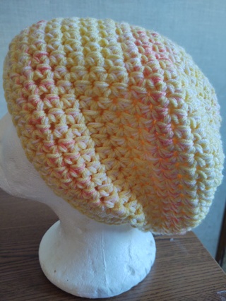 Hand Crocheted Slouch Hat 