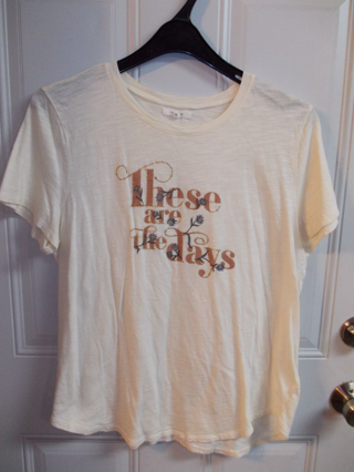 Maurices Size XL "These are the days" T-Shirt Top