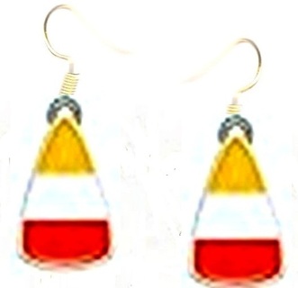 GP ENAMEL CANDY CORN EARRINGS (PLEASE READ DESCRIPTION