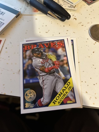 2023 topps 35th anniversary (88 design) ronald acuna jr