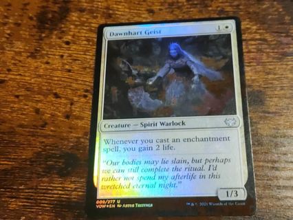 Magic the gathering mtg Dawnhart Geist foil card Crimson Vow