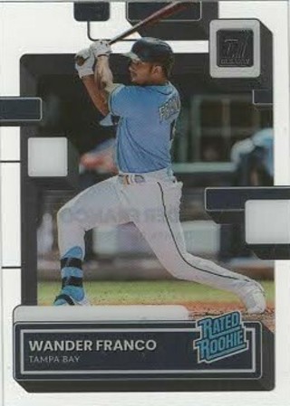 2022 Clearly Donruss Wander Franco Tampa Rays RC #53!