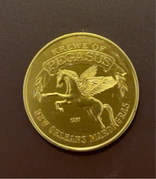 Rare Vintage Uncirculated 1977 Pegasus Token Coin