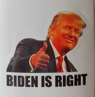 Biden Is Right stickers