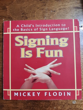 Child's Sign Language Book