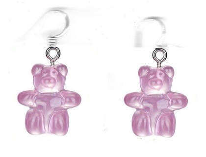 SP PINK GUMMY BEAR EARRINGS (PLEASE READ DESCRIPTION