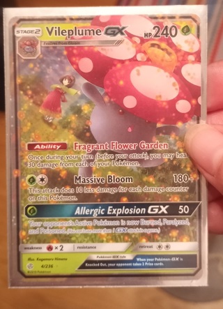 Vileplume Gx  Pokemon  Card
