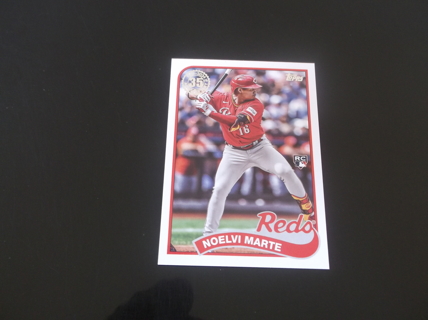 2024 Topps Series 2  1989 Topps Baseball   Noelvi Marte  rookie  insert card  #  89b2- 3  red 