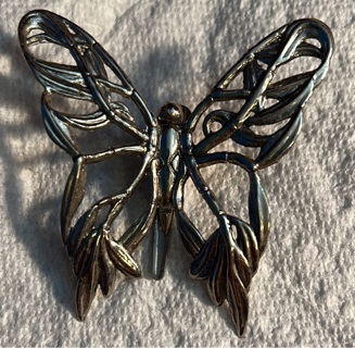 John Hardy Butterfly Scarf/Hair Clip 