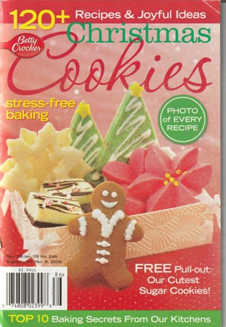 Soft Covered Recipe Book: Betty Crocker: Christmas Cookies