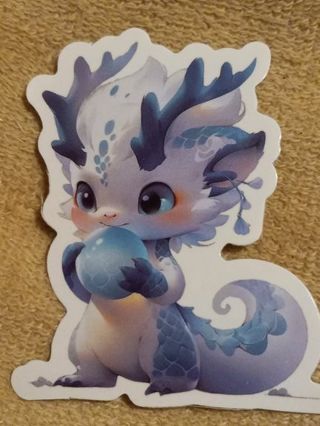 New Cute one nice vinyl sticker no refunds regular mail only Very nice quality!