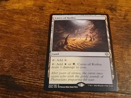 Magic the gathering mtg Caves of Koilos rare card Dominaria United