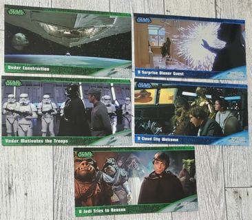 5 Star Wars Trilogy XL 1997 Cards!