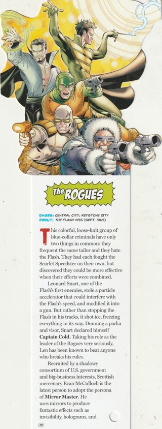 Fandex, DC Comics Card: Very Unusual Shape: THE ROGUES