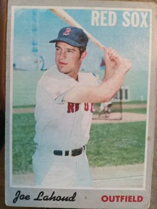 1970 T.C.G. JOE LAHOUD BOSTON RED SOX BASEBALL CARD# 78